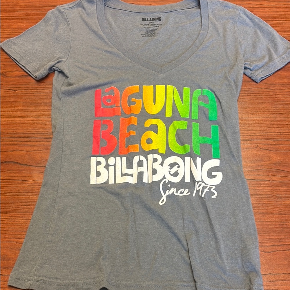NWOT Billabong Gray Short Sleeve T-Shirt
